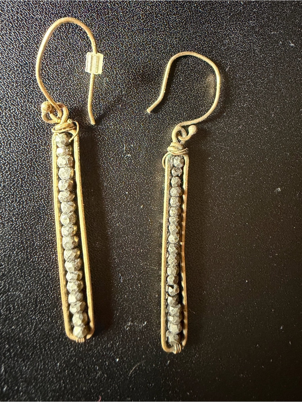 Labradorite earrings